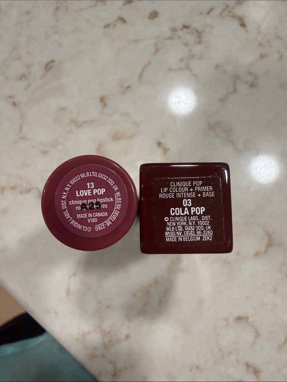 Clinique Lipstick Love Pop and Cola Pop - brand new - Picture 2 of 3